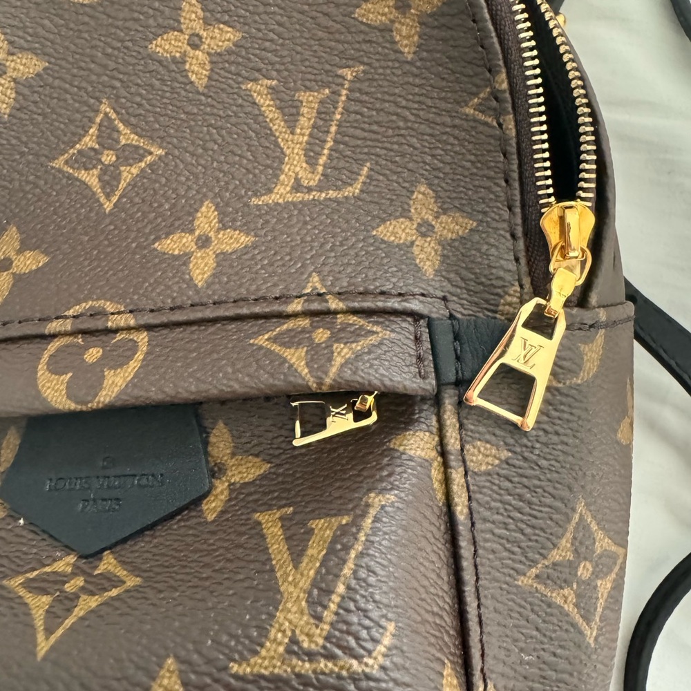Like NEW Authentic Louis Vuitton monogram palm springs mini backpack crossbody - Picture 5 of 12